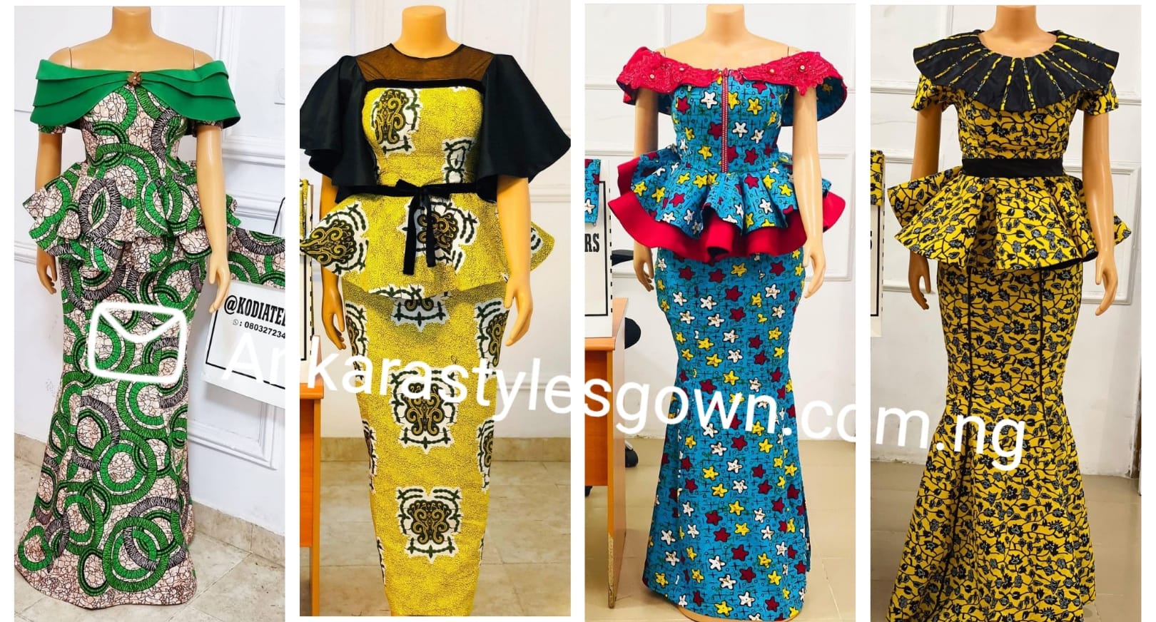Latest Ankara Skirt & Blouse Designs